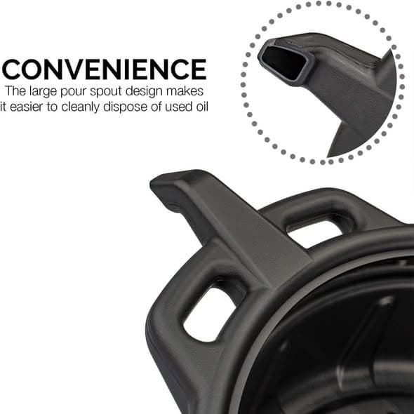 وعاء تفريغ زيت السيارات