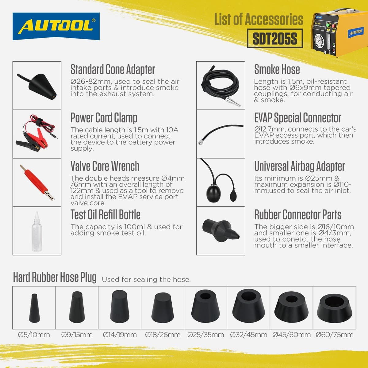 جهاز فحص التسريب بالدخان (smoke leak detection)