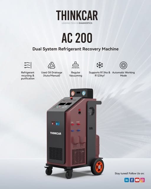 جهاز سحن غاز التبريد AC200