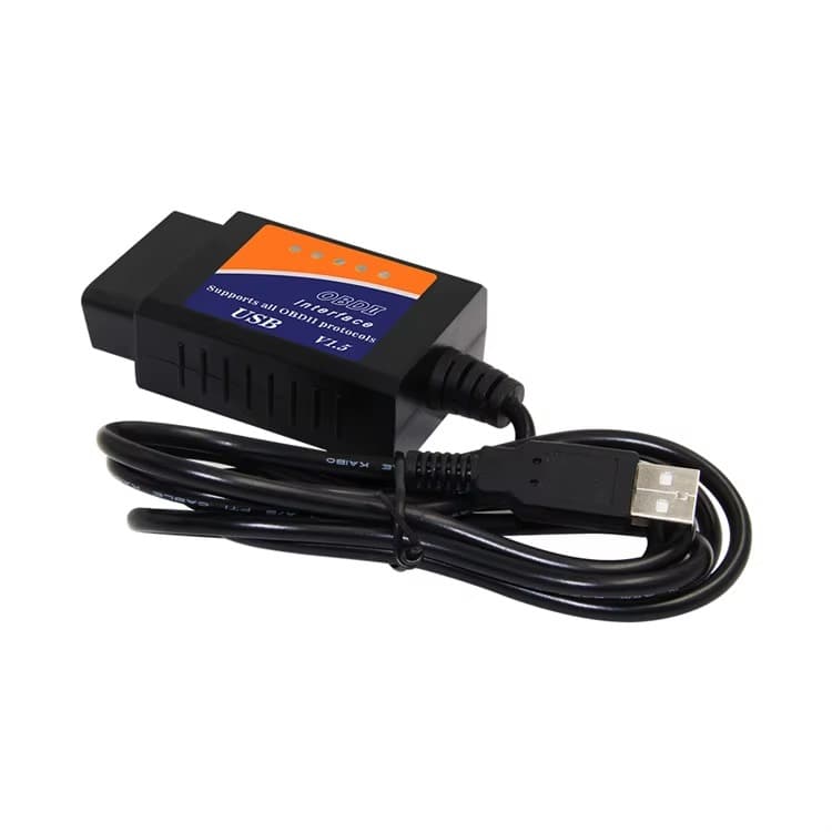 فيشة فحص OBD2  ELM327 USB